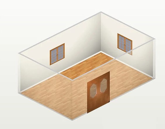Матовый натяжной потолок в зал или гостиную